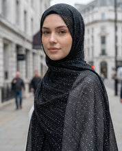Nightfall Dots Printed Georgette