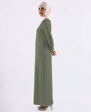 Green Under Abaya