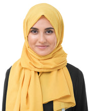 Lemonade Yellow Cotton Voile Scarf