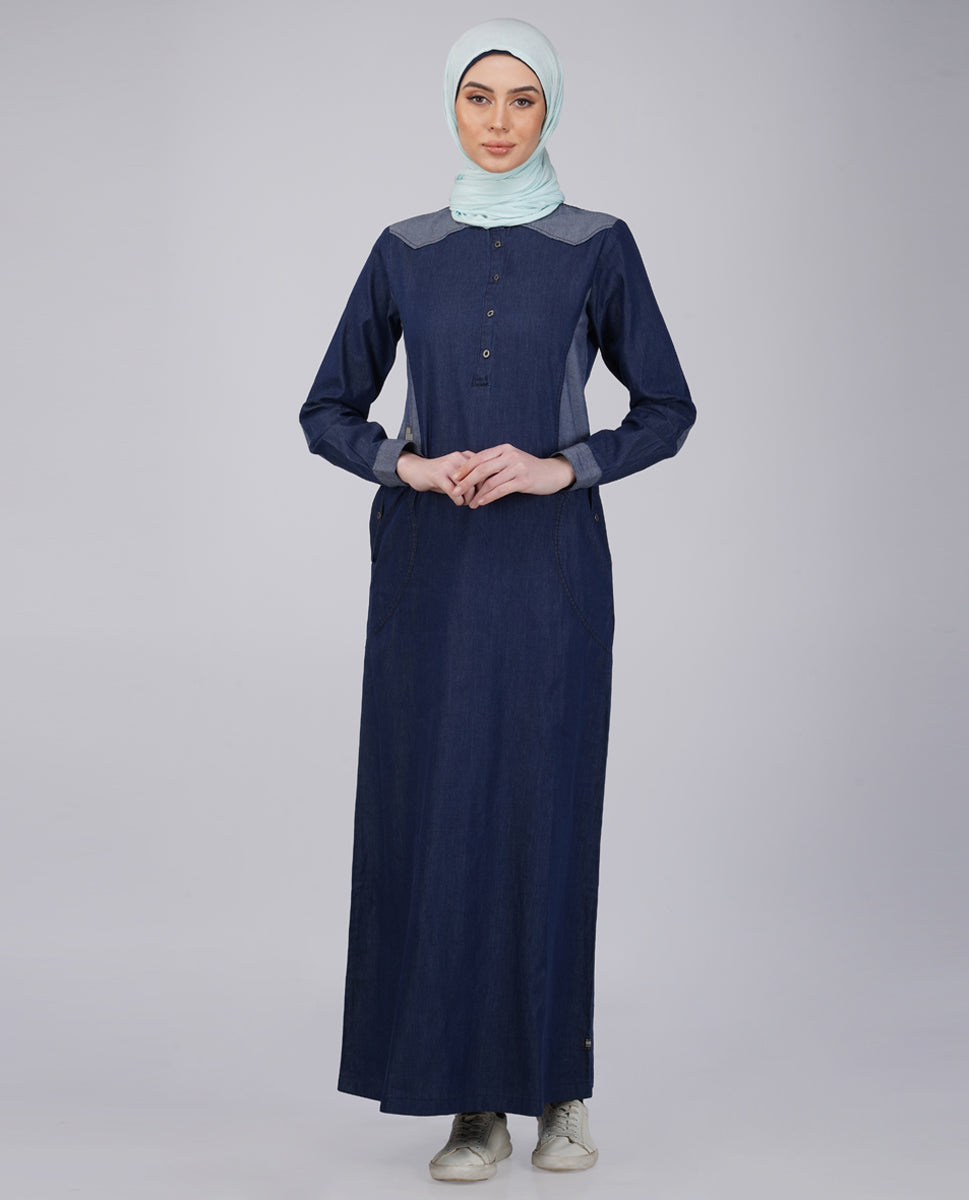 Breathe Free Fine Denim Jilbab