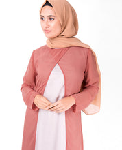 Sheer Cross Over Etruscan Red Outerwear