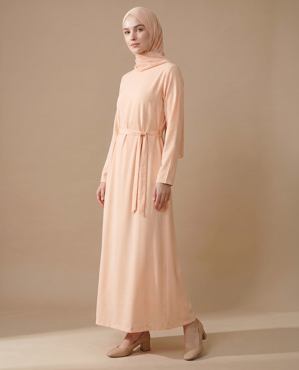 Everyday Budget Pink Closed Abaya