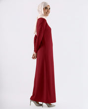 Maroon Under Abaya