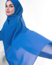 Princes BlueCotton Voile Scarf