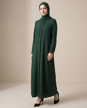 Bottle Green Urban Hooded Abaya