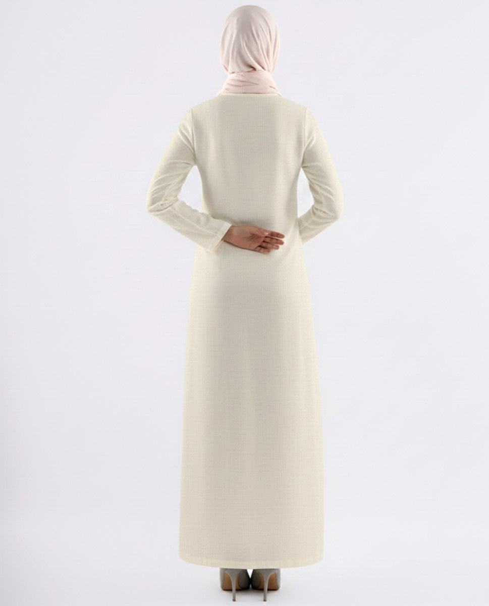 White Under Abaya