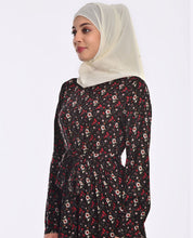 Spring Fever Printed Brown Jilbab