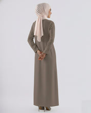 Gray Under Abaya