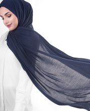 Mood Indigo Blue Viscose Jersey Scarf