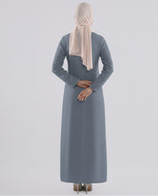 Blue Under Abaya