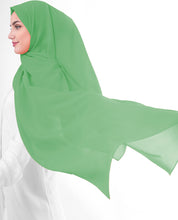 Forest Green Cotton Voile Scarf