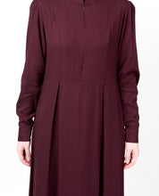 Cherry Double Pleat Maxi Abaya