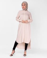 Sumo Satin Light Pink Shirt Dress