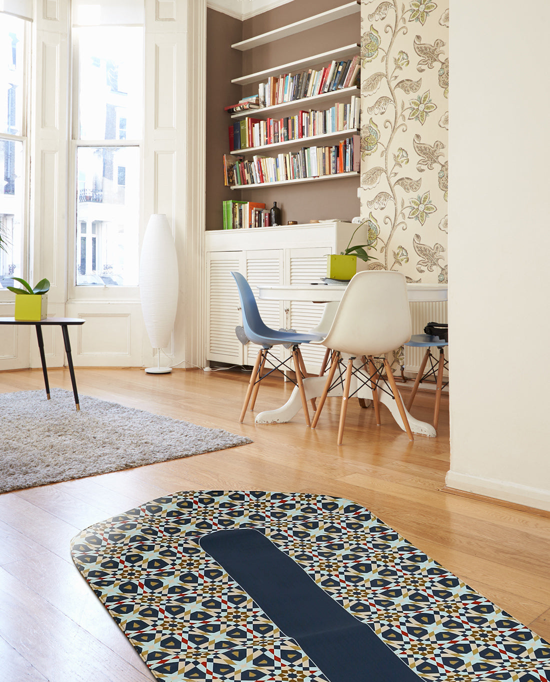 Geometric Arch Shaped Prayer Mat Rug