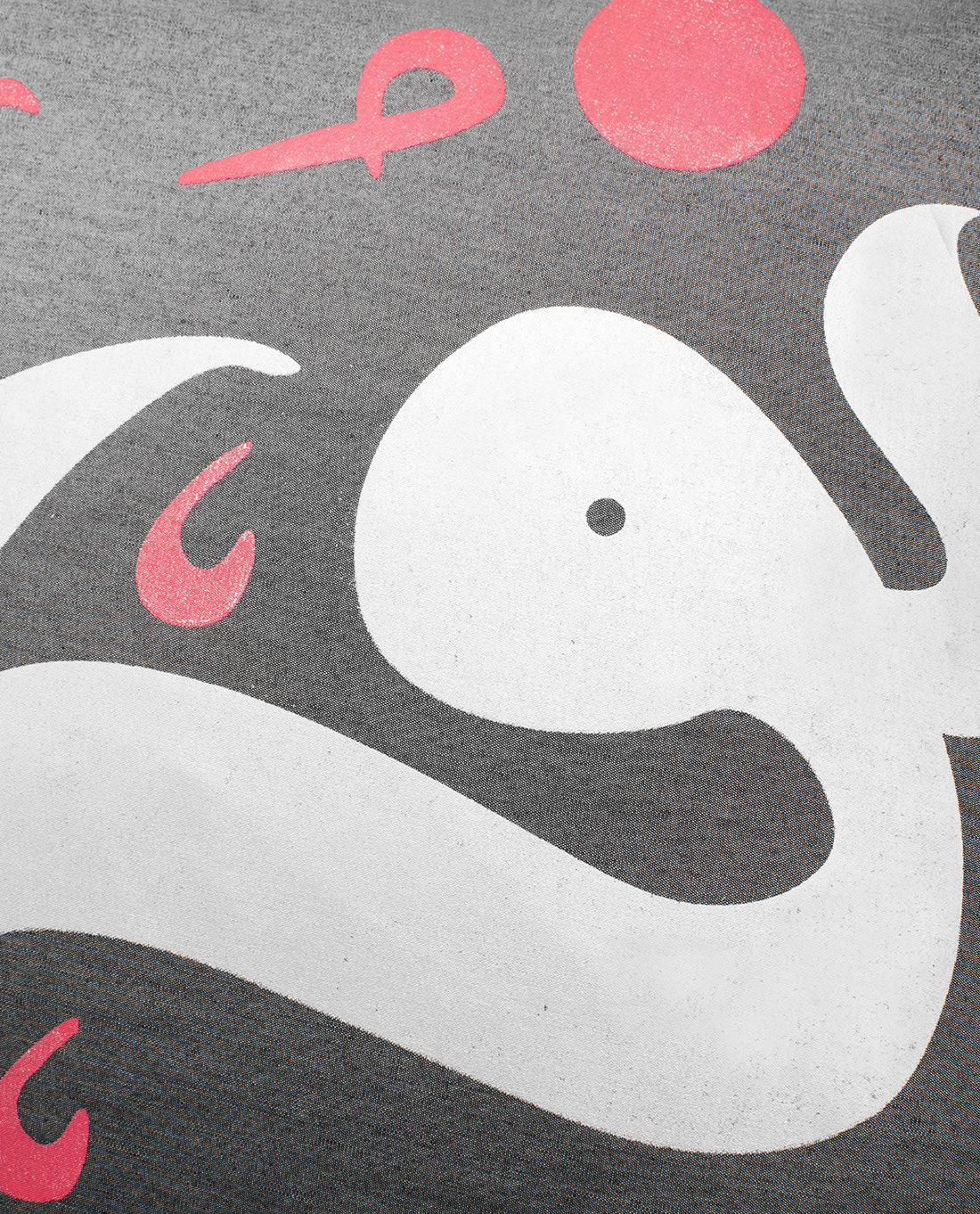 'Light' ArabicCalligraphy Cushion Cover - Black / Silver