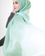 Cameo Green Poly Chiffon Scarf