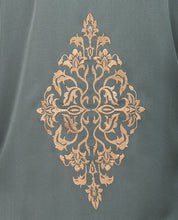 Green & Gold Embroidery Midi