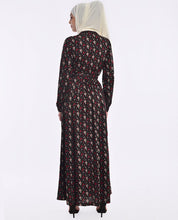 Spring Fever Printed Brown Jilbab