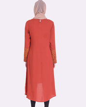 Chocolate With Front Pleats Midi