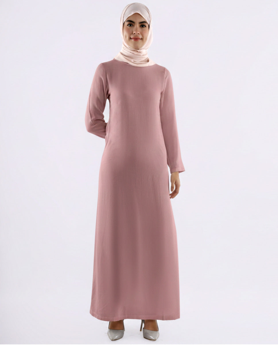 Dusty Pink Under Abaya
