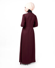 Cherry Double Pleat Maxi Abaya