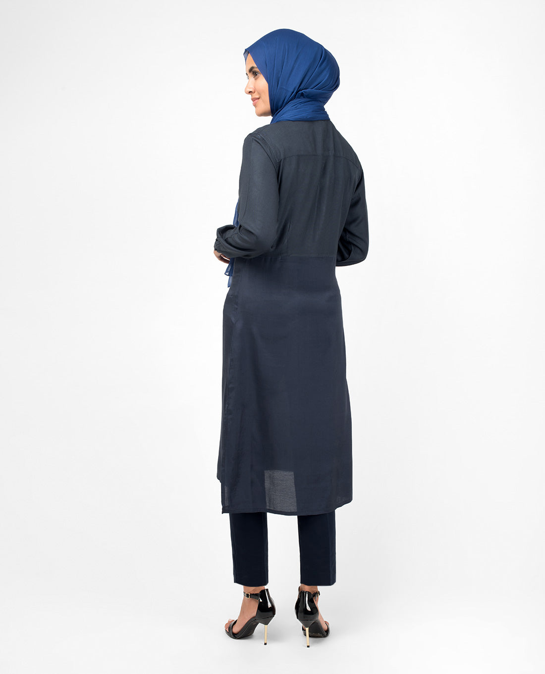 Black Smart Midi Dress