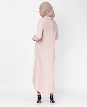 Sumo Satin Light Pink Shirt Dress
