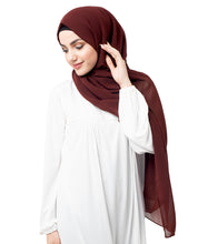 Raisin Poly Georgette Scarf