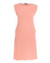 Coral Pink Rayon Slip Dress
