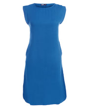Stargazer Blue Rayon Slip Dress