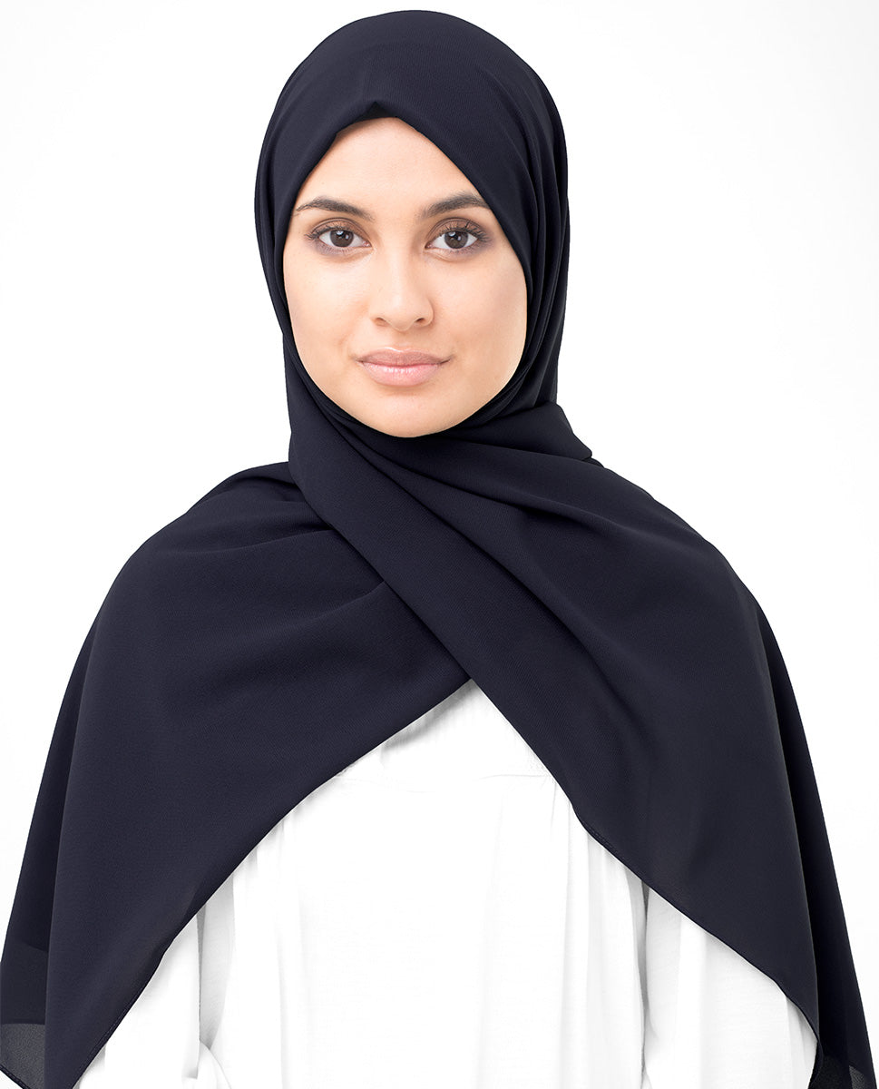 Deep Well Poly Georgette Scarf