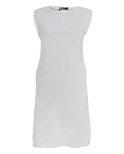 Bright White Rayon Slip Dress