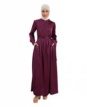 Royal Maroon Laced Maxi Dress