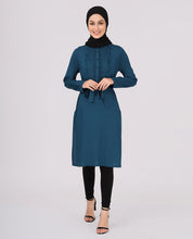 Belted Teal Top