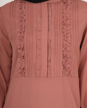 Terracotta Frilled Top
