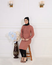 Terracotta Frilled Top