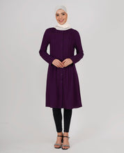 Purple Love Ladder Lace Shirt Top