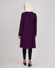 Purple Love Ladder Lace Shirt Top