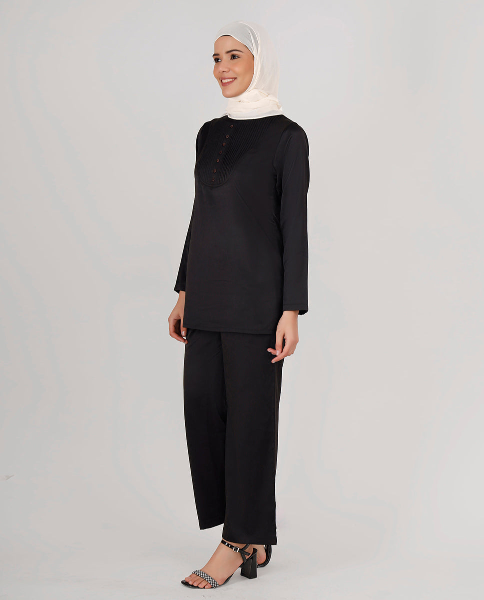 Black Beauty Premium Satin Co-Ord Set