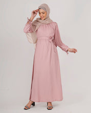Perfect Peach Belted Abaya