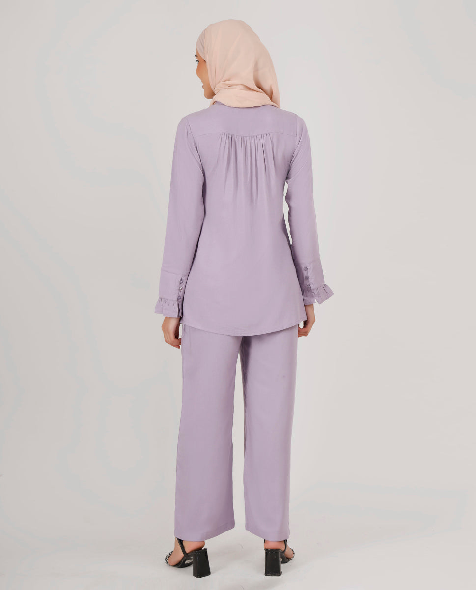 Lilac Rush Frilled Co-Ord Set