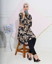 Kingri Lace Printed Rayon top