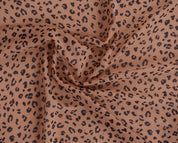 Real Beige Printed Georgette Scarf