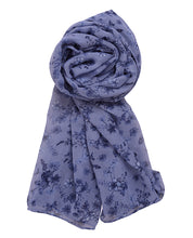 Granada Sky Floral Georgette Scarf