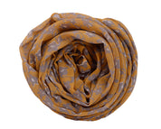 Ceylon Yellow Floral Chiffon Scarf
