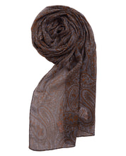 Odyssey Gray Printed Chiffon Scarf