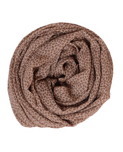 Gilded Beige Printed Chiffon Scarf