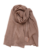 Gilded Beige Printed Chiffon Scarf