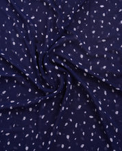 Pageant Blue Printed Georgette Scarf