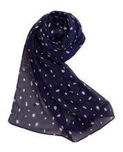 Pageant Blue Printed Georgette Scarf